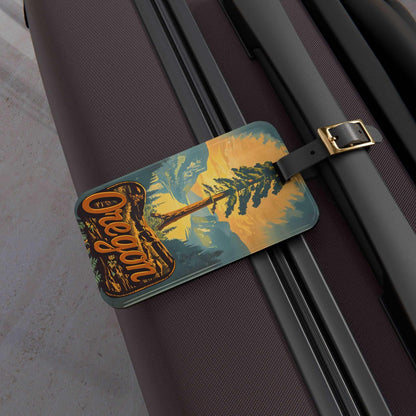 'Oregon' - Luggage Tag - Milestone Acrylic