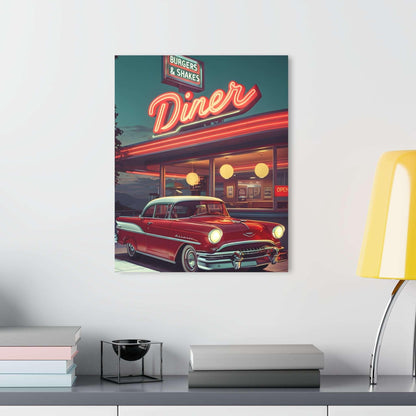 Diner Acrylic Print (Vertical) - Milestone Acrylic