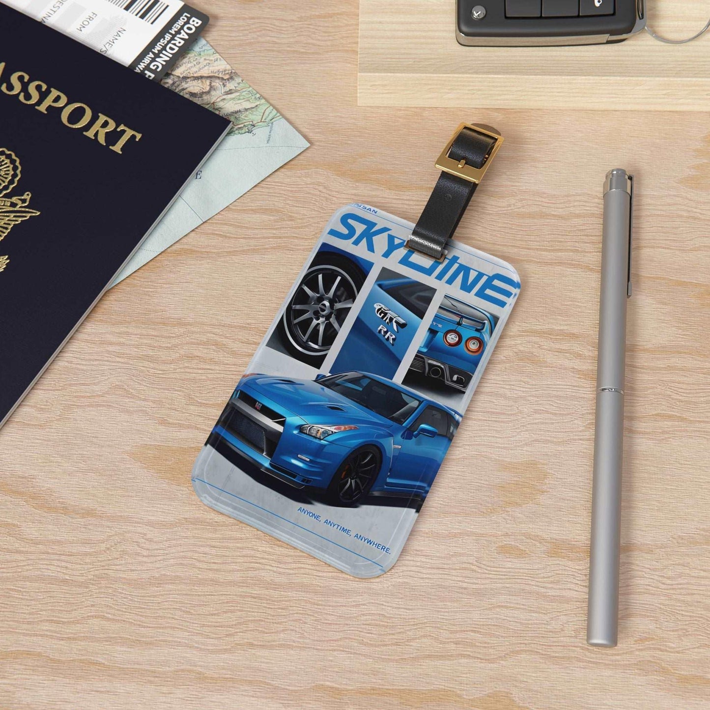 'Nissan Skyline'- Luggage Tag - Milestone Acrylic