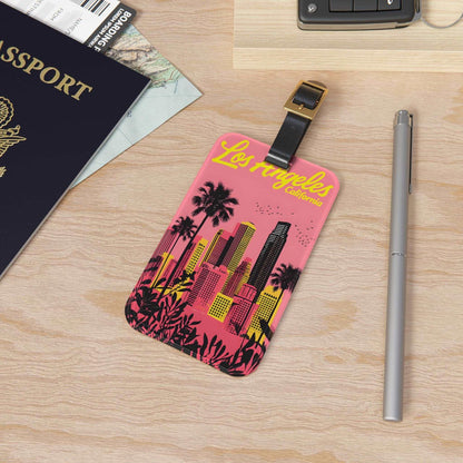 'Los Angeles'- Luggage Tag - Milestone Acrylic