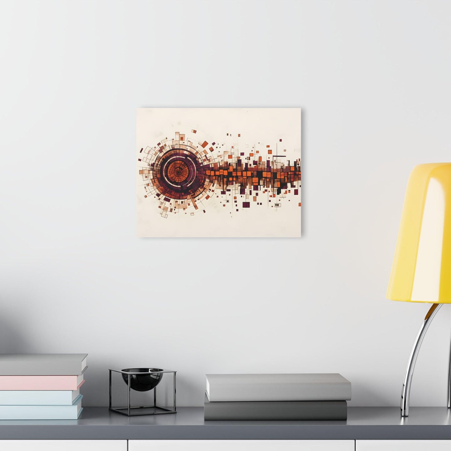 Circular Geometric Shapes Acrylic Artwork (Horizontal) - Milestone Acrylic