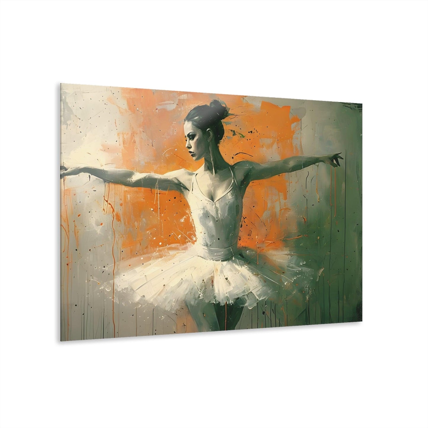 Ballet Dancer in Motion Acrylic Artwork (Horizontal) - Milestone Acrylic