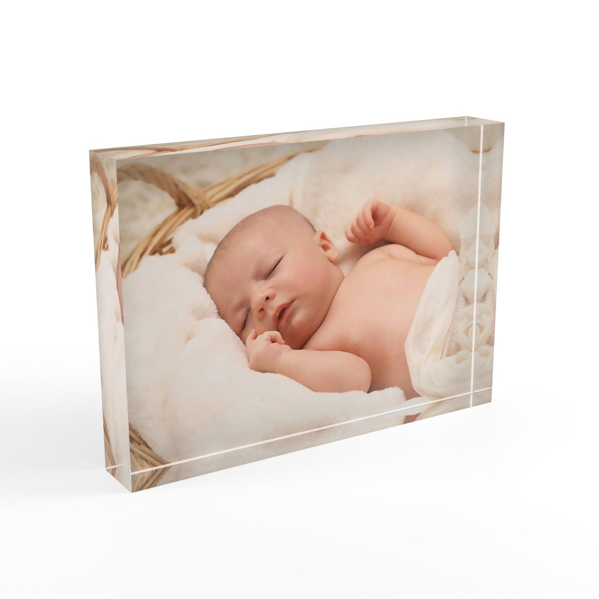 Customized Photo Block - Personalize Your Memories - Milestone Acrylic