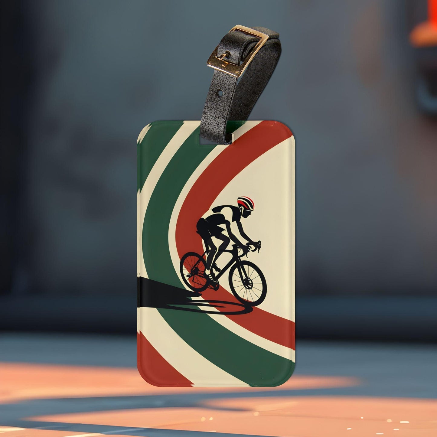 'Biker'- Luggage Tag - Milestone Acrylic