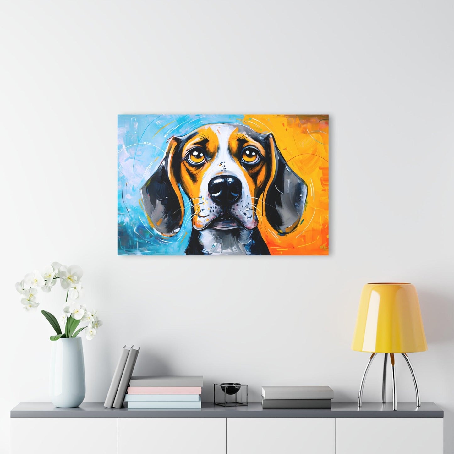 Dog Portrait Acrylic Artwork (Horizontal) - Milestone Acrylic