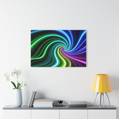 Technicolor Flow, Acrylic Glass, Wall art