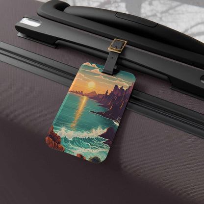 'Sunset'- Luggage Tag - Milestone Acrylic