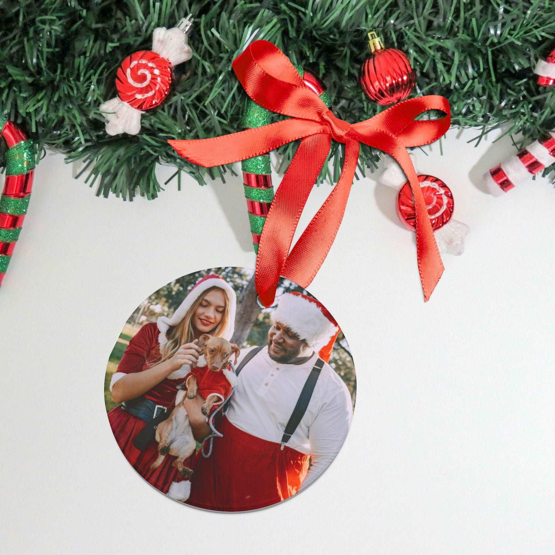 Custom Acrylic Ornament with Ribbon - Milestone Acrylic