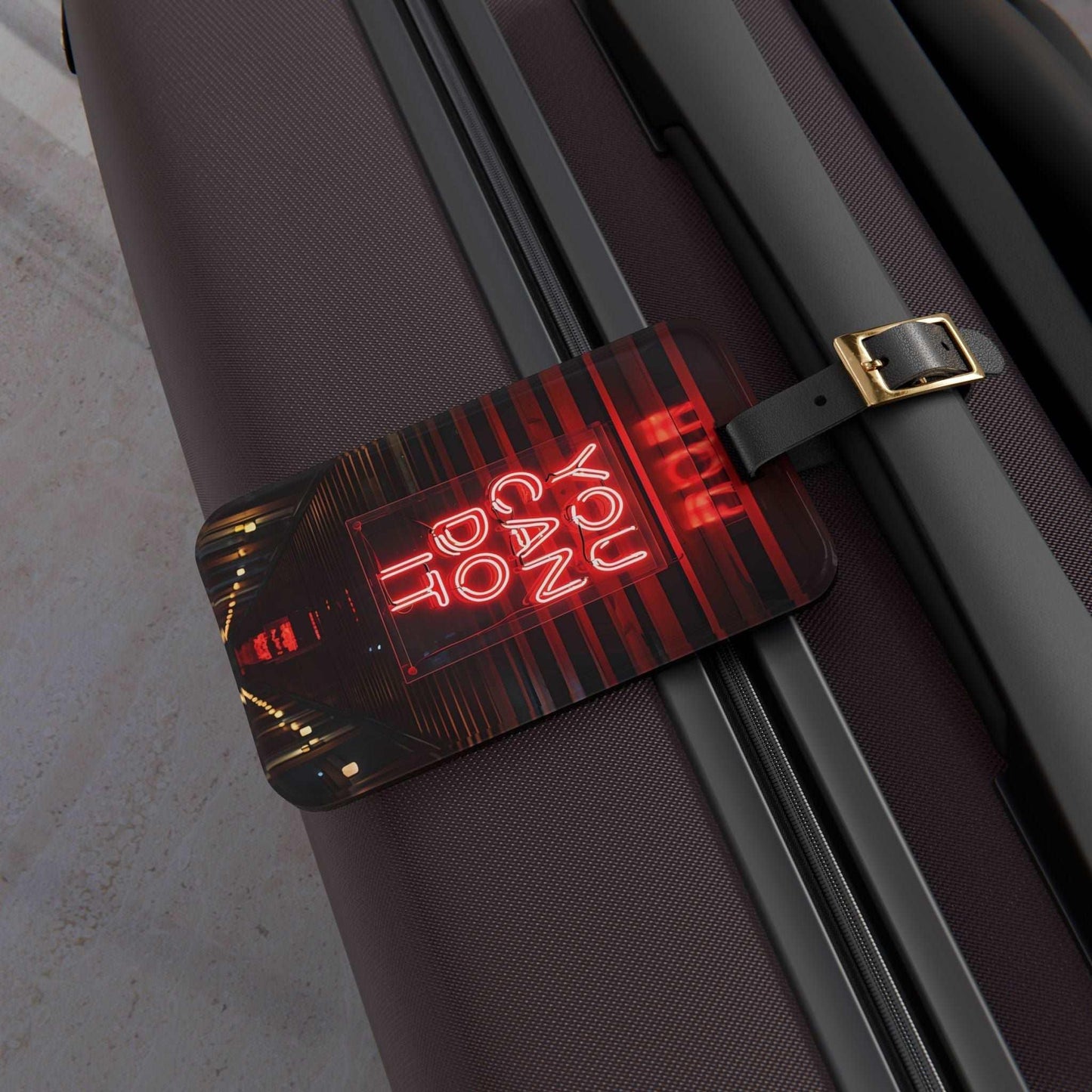 'You Can Do It' - Luggage Tag - Milestone Acrylic