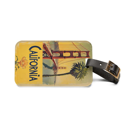 'California' - Luggage Tag - Milestone Acrylic