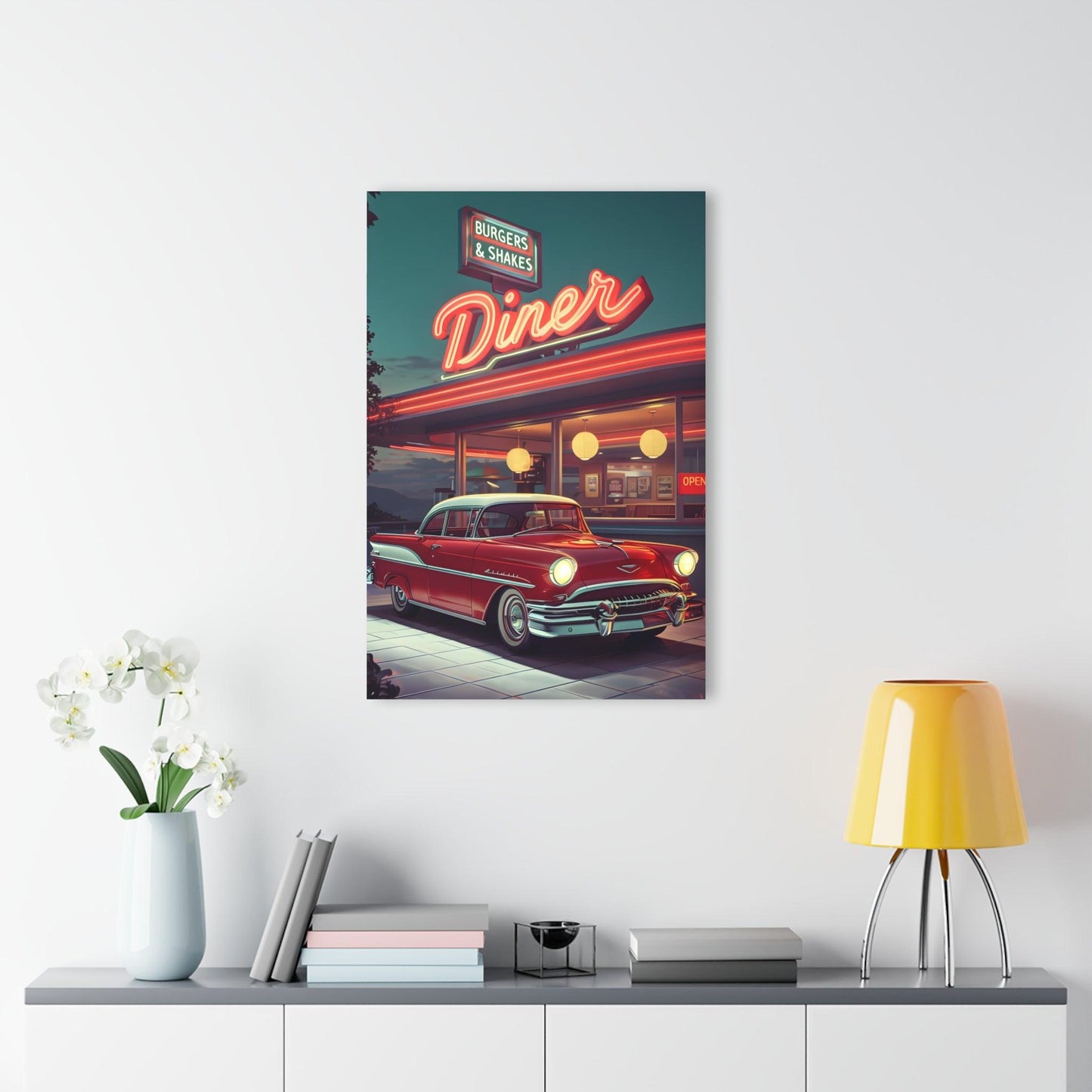 Diner Acrylic Print (Vertical) - Milestone Acrylic