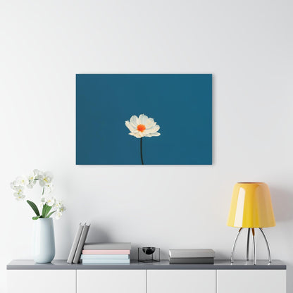 Minimalist Single Flower Acrylic Artwork (Horizontal) - Milestone Acrylic