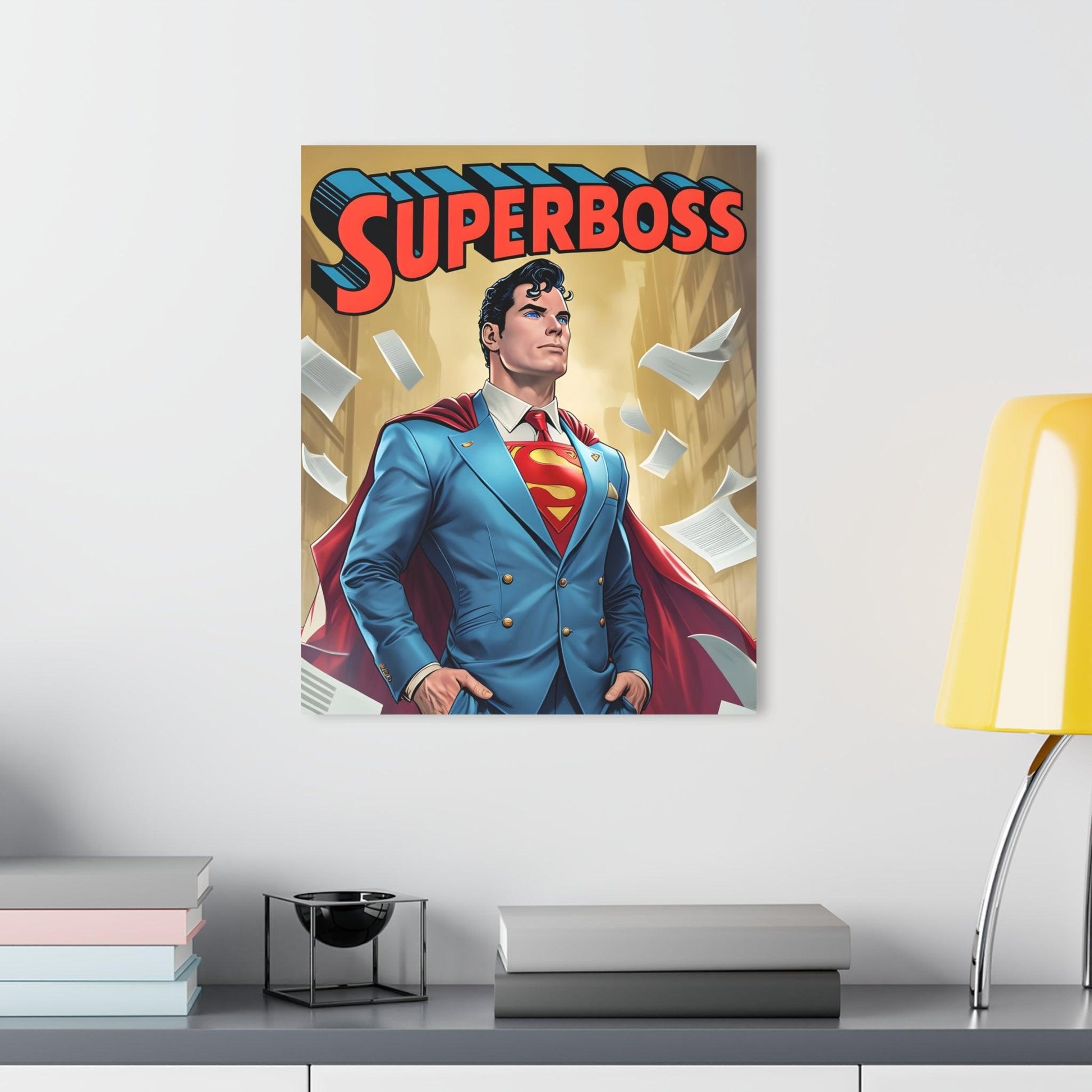 Superboss Acrylic Print (Vertical) - Milestone Acrylic